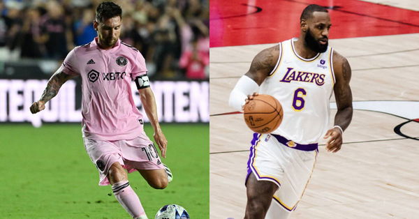 Lionel Messi and LeBron James