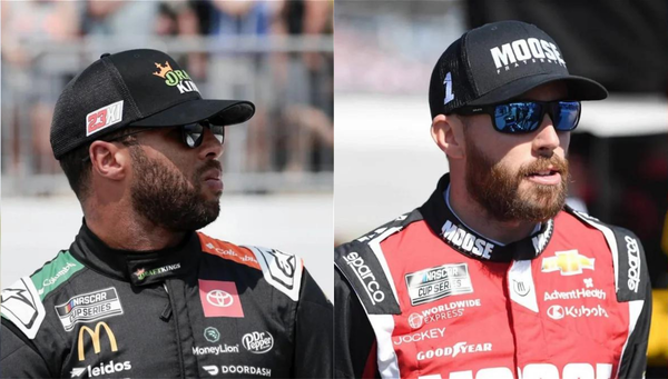 Bubba Wallace and Ross Chastain