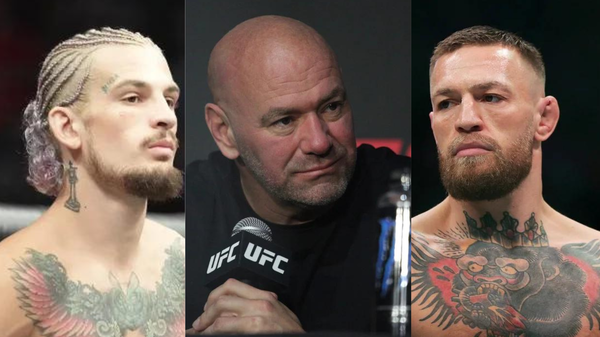 Sean O&#8217;Malley,Dana White,Conor McGregor