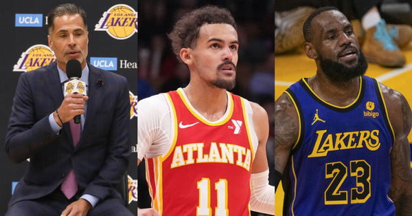 Rob Pelinka, Trae Young, LeBron James