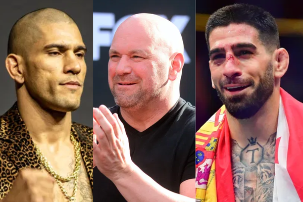 Alex Pereira, Dana White, Ilia Topuria