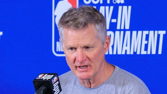 Steve Kerr at a Press Conference
