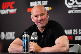 MMA: UFC Fight Night-San Antonio &#8211; Vera vs Sandhagen Mar 25, 2023; San Antonio, Texas, USA; UFC president Dana White at