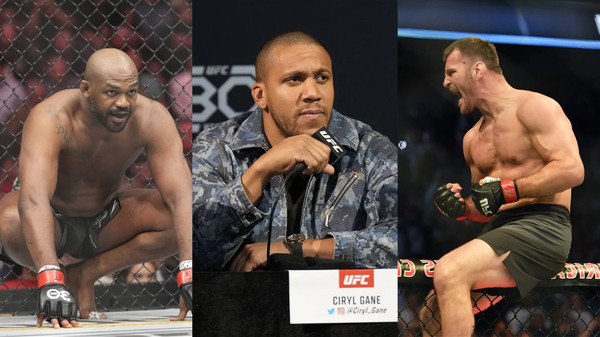 Jon Jones, Ciryl Gane, Stipe Miocic