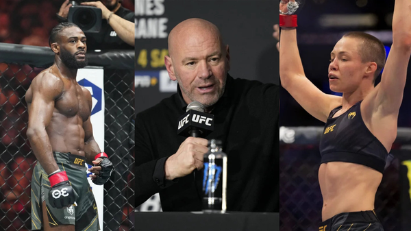 Aljamain Sterling, Dana White, Rose Namajunas