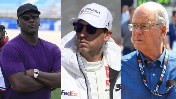 Michael Jordan, Denny Hamlin, Jim France