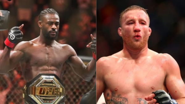 Aljamain Sterling and Justin Gaethje