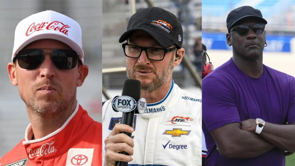 Denny Hamlin, Dale Earnhardt Jr, Michael Jordan