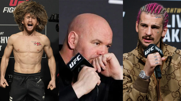 Merab Dvalishvili, Dana White, Sean O&#8217;Malley