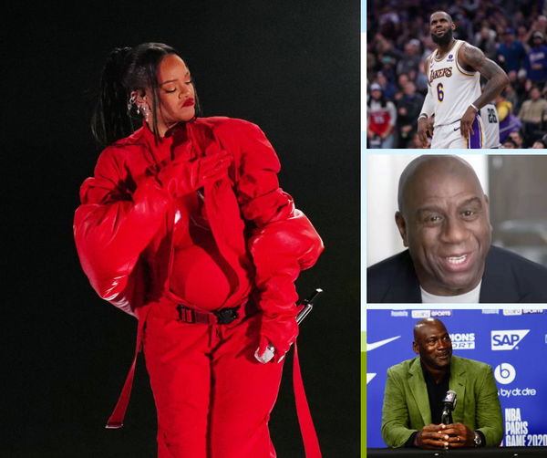 Rihanna, Magic Johnson, LeBron James, Michael Jordan