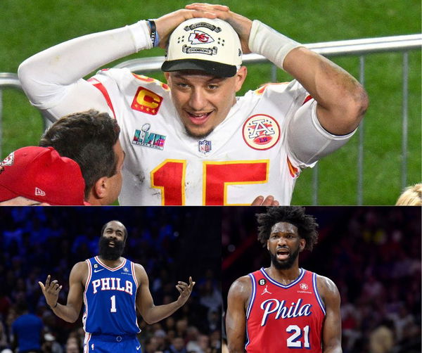 Patrick Mahomes, Joel Embiid, James Harden