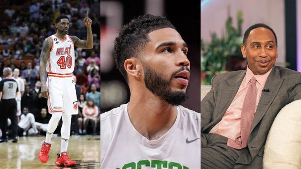 Udonis Haslem, Jayson Tatum, Stephen A. Smith