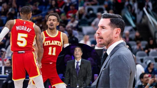 Trae Young, JJ Redick, Rob Pelinka