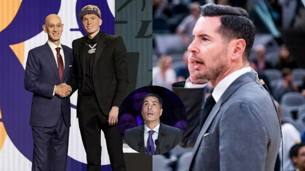 JJ Redick, Rob Pelinka, Dalton Knecht