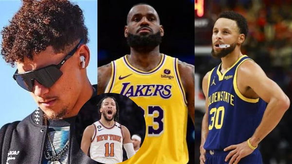 Jalen brunson, Patrick Mahomes, LeBron James, Stephen Curry