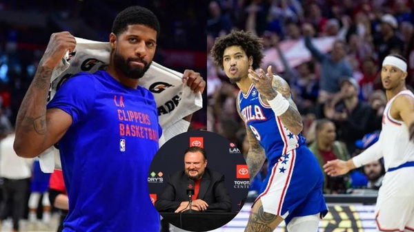 Kelly Oubre Jr, Paul George, Daryl Morey