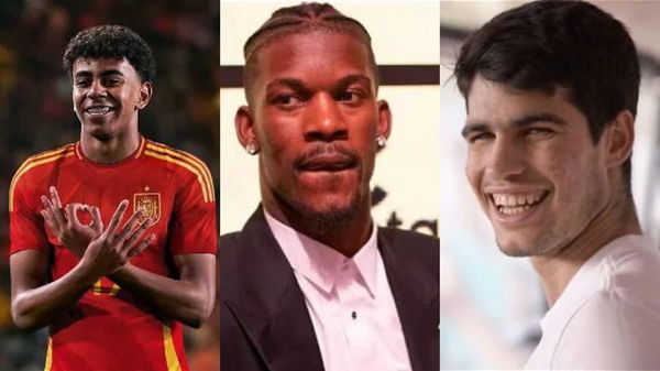 Jimmy Butler, Carlos Alcaraz, Lamine Yamal