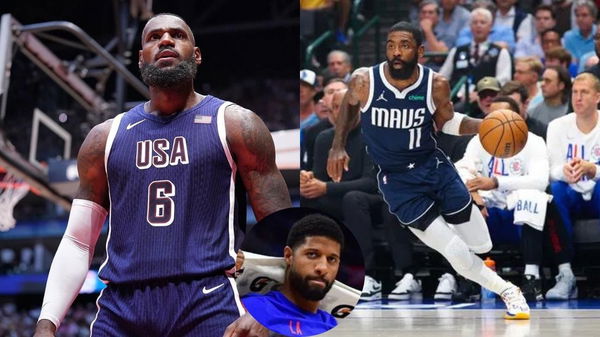 LeBron James, Paul George, Kyrie Irving