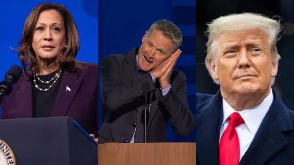 Kamala Harris, Steve Kerr, Donald Trump