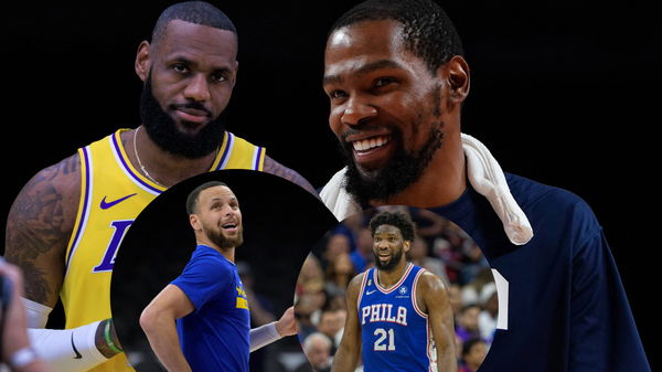 LeBron James, Kevin Durant, Joel Embiid, Stephen Curry