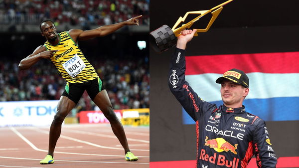 Usain Bolt &#038; Max Verstappen