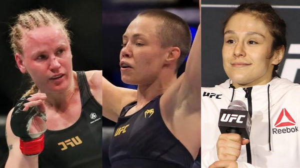 Valentina Shevchenko, Rose Namajunas and Alexa Grasso