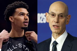 Victor Wembanyama Adam Silver