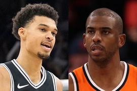 Victor Wembanyama and Chris Paul