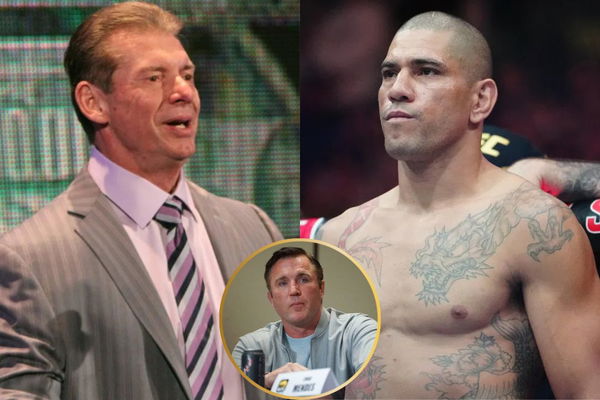 Vince McMahon, Alex Pereira and Chael Sonnen