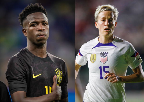 Vinicius Jr and Megan Rapinoe