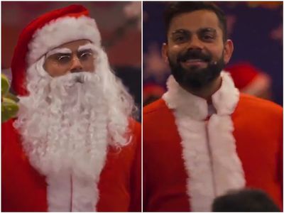 Virat Kohli Santa Claus