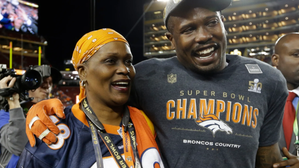 Von Miller with his mother