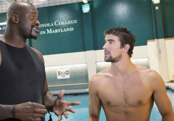 Michael Phelps vs Shaquille O&#8217;Neal