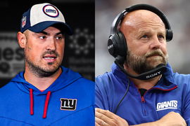 Mike Kafka and Brian Daboll Giants