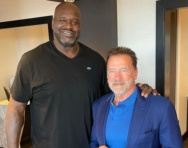 Shaquille O&#8217;Neal Arnold Schwarzenegger