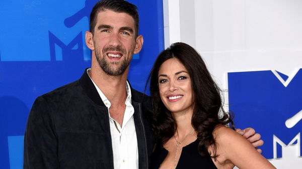 Michael Phelps and Nicole Phelps