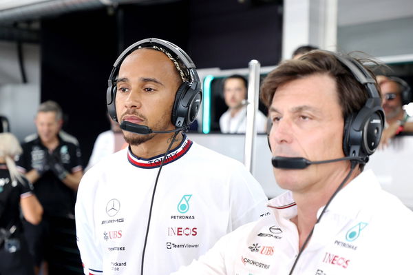 Lewis Hamilton and Toto Wolff