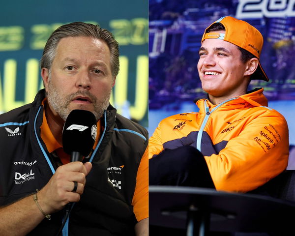 Lando Norris and Zak Brown