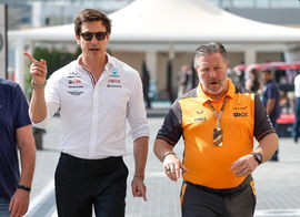 Toto Wolff and Zak Brown
