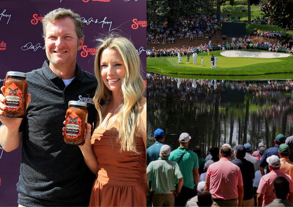 Dale Earnhardt Jr and his Wife Amy + Golf