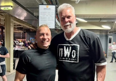 Georges St-Pierre with Kevin Nash