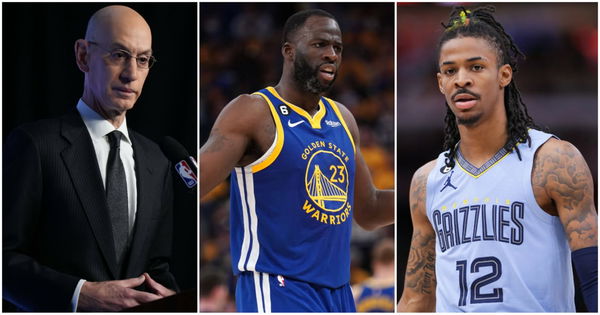 Adam Silver, Draymond Green, Ja Morant