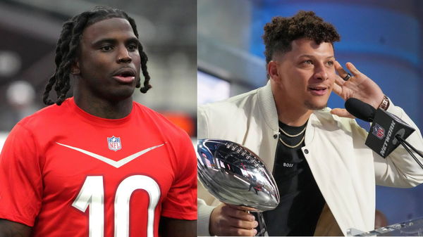 Patrick Mahomes and Orlando Brown Jr.