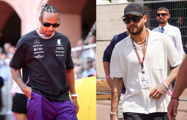 Lewis Hamilton and Neymar Jr