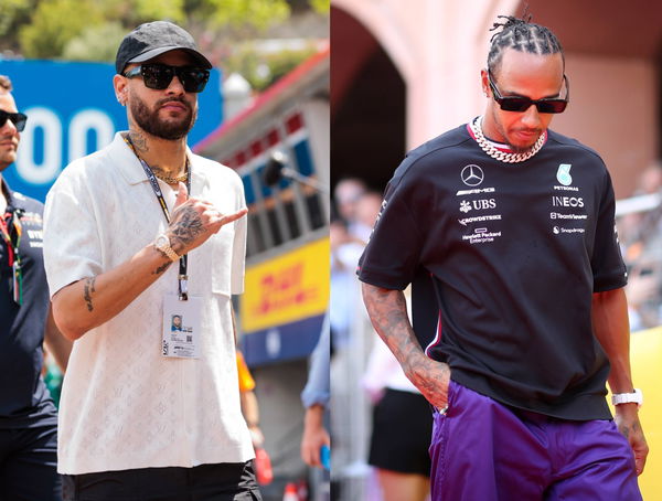 Neymar Jr and Lewis Hamilton