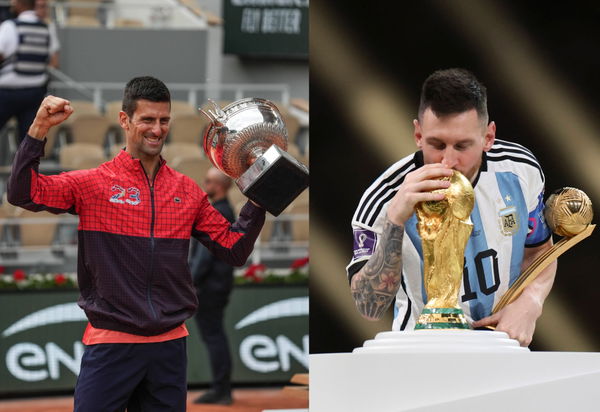 Novak Djokovic and Lionel Messi