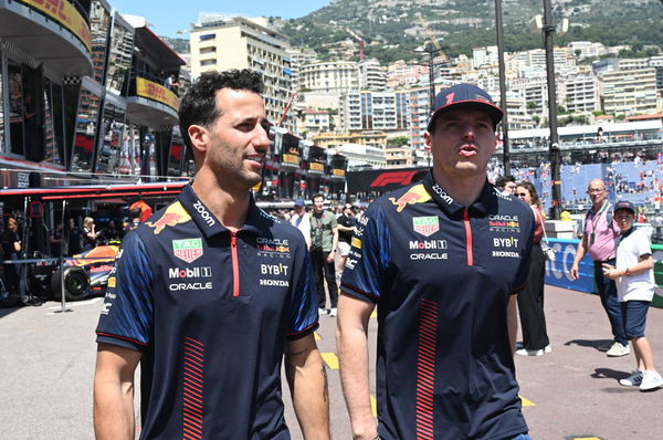 Daniel Ricciardo and Max Verstappen