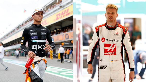 Lando Norris and Nico Hulkenberg