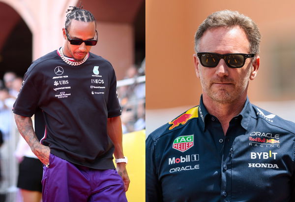 Lewis Hamilton and Christian Horner