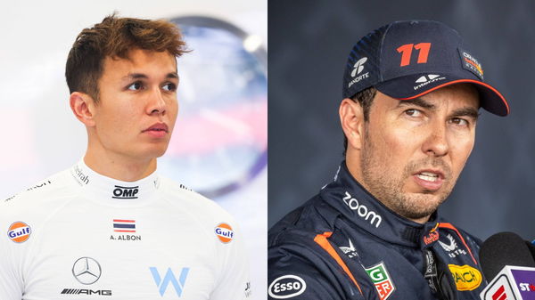 Alex Albon and Sergio Perez